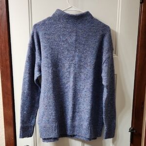 NWT Blue Oversized Mockneck Sweater - XS